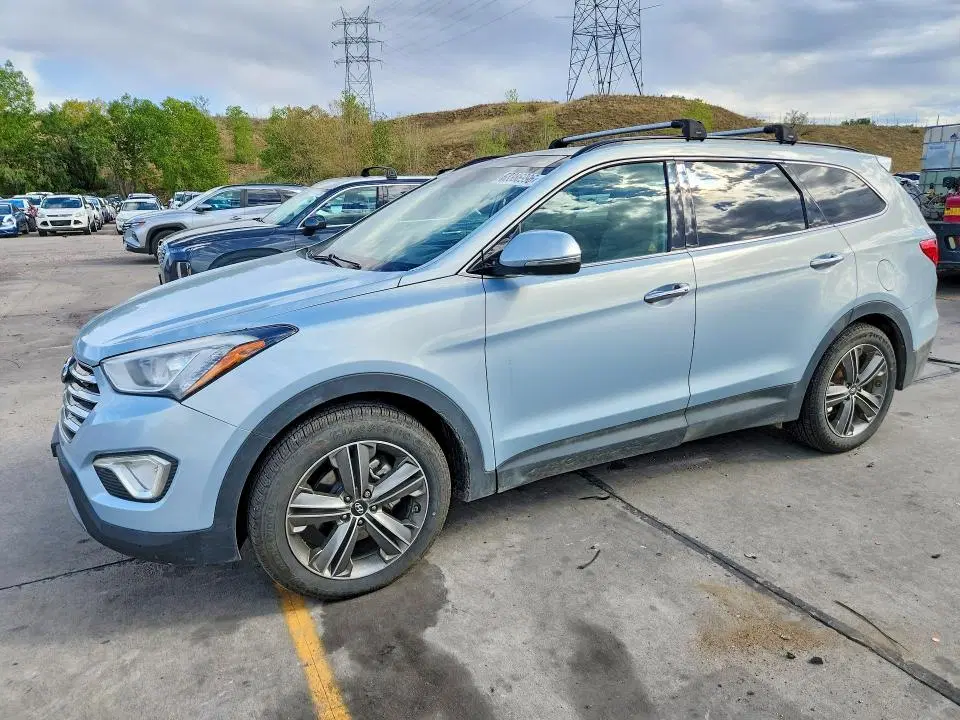 KM8SRDHFXDU018742 — 2013 Hyundai Santa FE, Боковая часть (Side), фото до ремонта