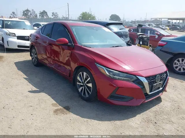 3N1AB8CV8LY230547 — 2020 Nissan Sentra SV Xtronic Cvt, Правый бок (Right Side), фото до ремонта