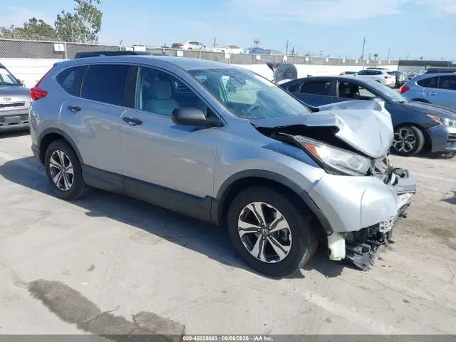 5J6RW5H33KL003102 — 2019 Honda CR-V LX, Передняя часть (Front End), фото до ремонта
