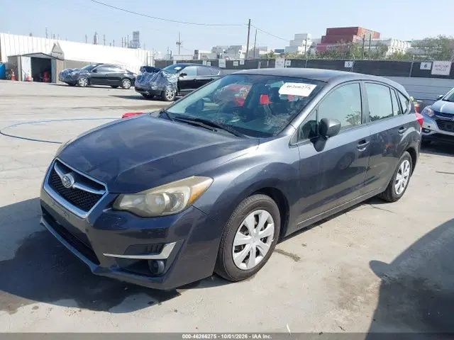 2015 Subaru Impreza 2.0i VIN JF1GPAA69FH274557 фото 2