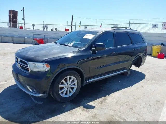 2015 Dodge Durango Sxt VIN 1C4RDHAG5FC770966 фото 2