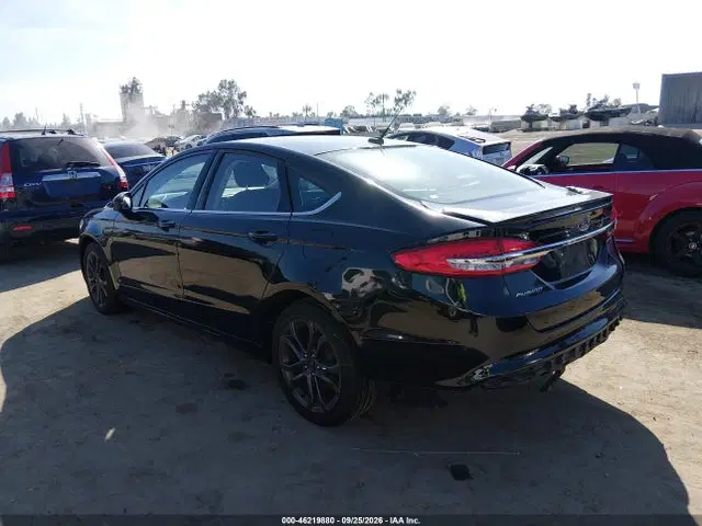 2018 Ford FUSION S VIN 3FA6P0G79JR195239 фото 3