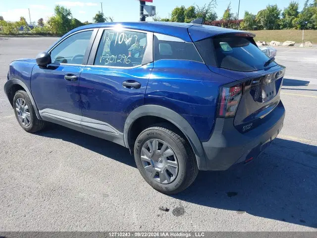 2026 Nissan Kicks S Fwd Cvt VIN 3N8AP6BE6TL301296 фото 3