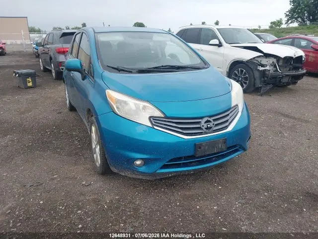 3N1CE2CP4EL382419 — 2014 Nissan Versa Note 1.6 S/1.6 SL/1.6 SV, Левый бок (Left Side), фото до ремонта