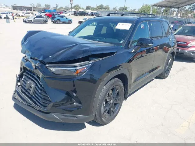 2026 Toyota Grand Highlander Hybrid Nightshade Edition VIN 5TDACAB52TS076928 фото 2