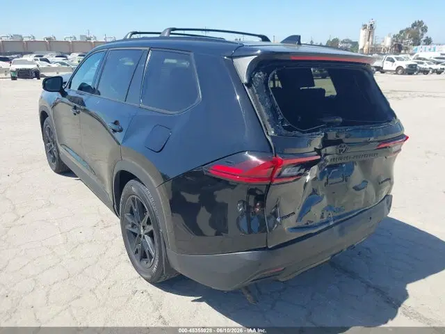 2026 Toyota Grand Highlander Hybrid Nightshade Edition VIN 5TDACAB52TS076928 фото 3