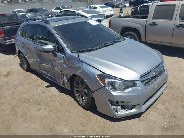 JF1GPAS67G8320080 — 2016 Subaru Impreza 2.0I Sport Premium, Правый бок (Right Side), фото до ремонта