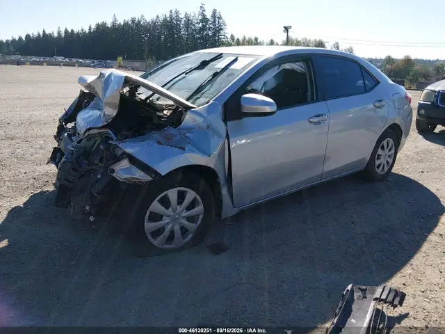 2016 Toyota COROLLA L VIN 2T1BURHE4GC713792 фото 2