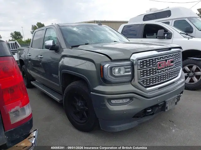 3GTU2PEJ6HG226055 — 2017 GMC Sierra K1500 Denali, Передняя часть слева (Left Front), фото до ремонта