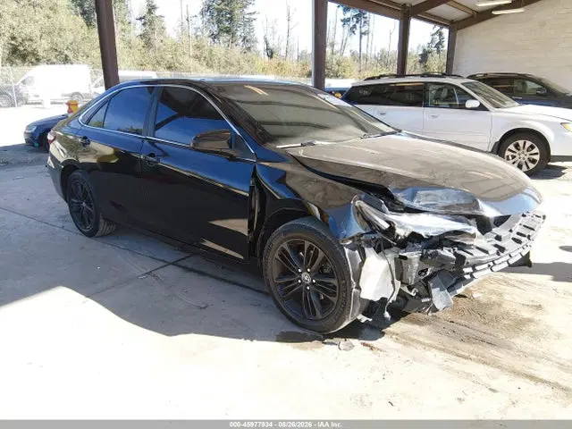 4T1BF1FK5FU949014 — 2015 Toyota Camry SE, Передняя часть (Front End), фото до ремонта