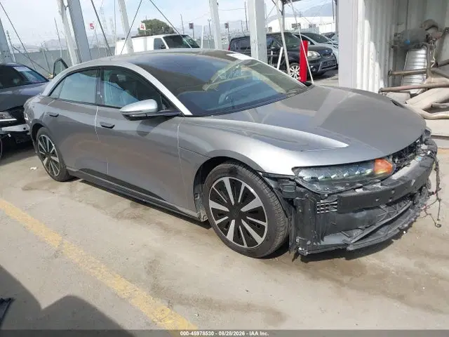 50EA1GBA8PA003311 — 2023 Lucid Air Grand Touring, Передняя часть (Front & Rear), фото до ремонта