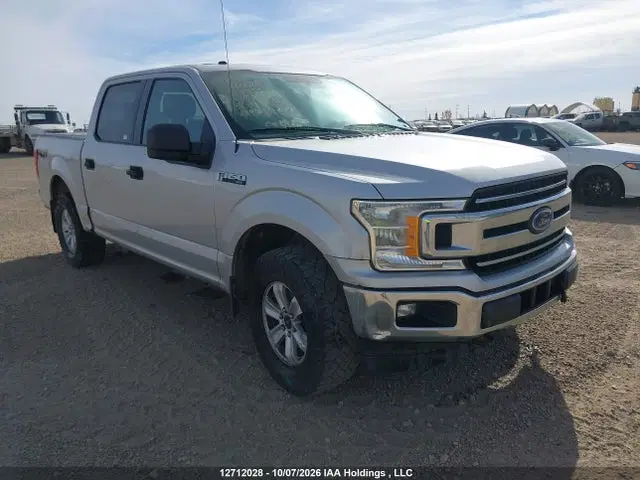 1FTEW1EP9JKC45952 — 2018 Ford F-150 XLT, Передняя часть (Front), фото до ремонта