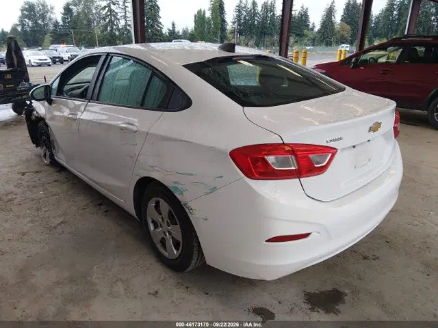 2017 Chevrolet Cruze Ls Auto VIN 1G1BC5SM9H7175145 фото 3