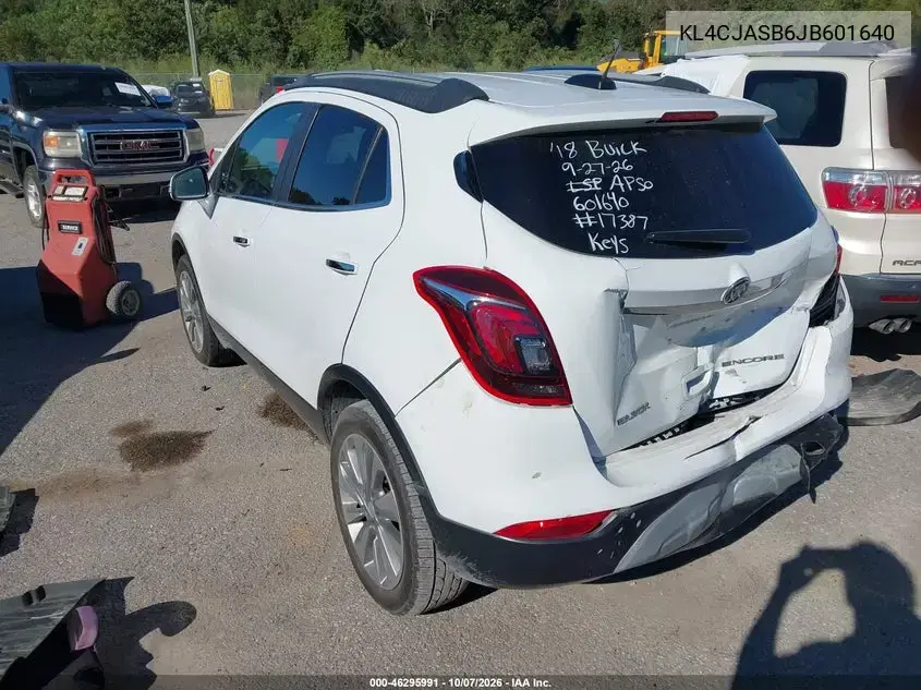 2018 Buick Encore Preferred VIN KL4CJASB6JB601640 фото 4
