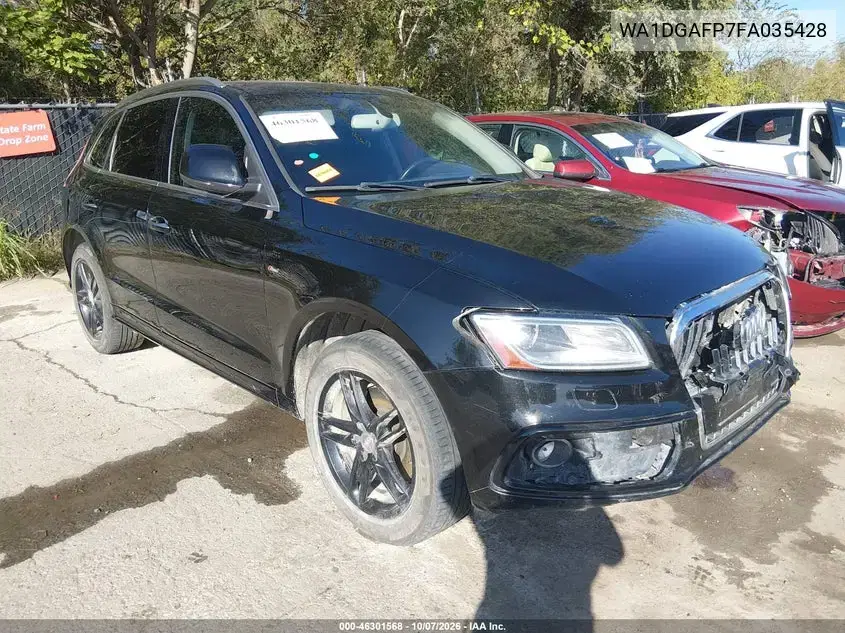 WA1DGAFP7FA035428 — 2015 Audi Q5, передняя часть, фото до ремонта