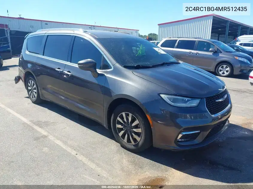 2C4RC1BG4MR512435 — 2021 Chrysler Pacifica, Задняя часть, фото до ремонта