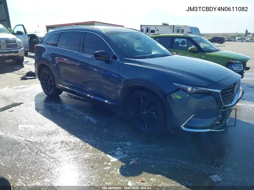 JM3TCBDY4N0611082 — 2022 Mazda CX-9, передняя часть, фото до ремонта