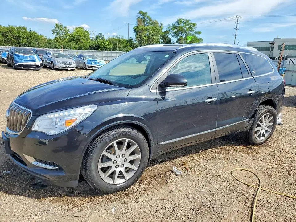 5GAKVBKD8EJ369827 — 2014 Buick Enclave, Задняя часть, фото до ремонта