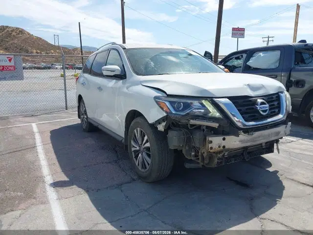 5N1DR2MN0KC581957 — 2019 Nissan Pathfinder S, Передняя часть (Front End), фото до ремонта