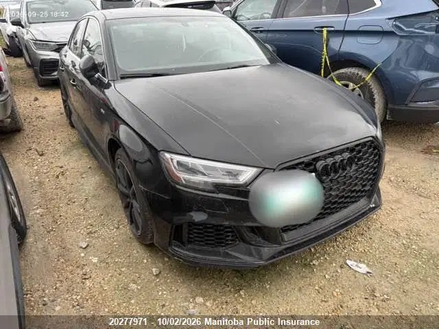 WAUK8GFFXJ1094144 — 2018 Audi A3 2.0T Quattro, Задняя часть слева (Left Rear), фото до ремонта