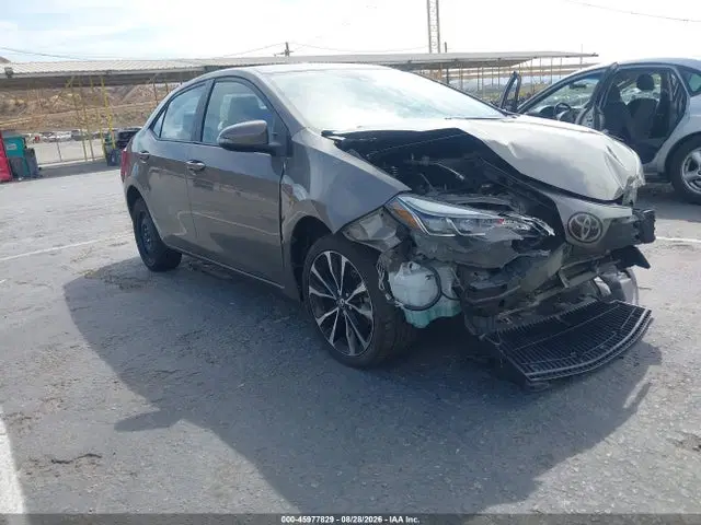 5YFBURHE8JP838219 — 2018 Toyota Corolla SE, Передняя часть (Front End), фото до ремонта