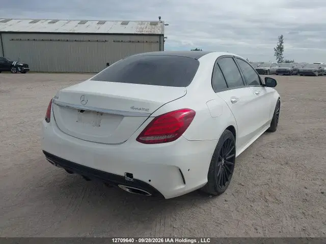 2017 Mercedes-Benz C 300 4matic VIN 55SWF4KB1HU191499 фото 4