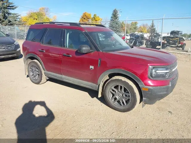 3FMCR9BN6SRF32657 — 2025 Ford Bronco Sport Big Bend, Задняя часть слева (Left Rear), фото до ремонта