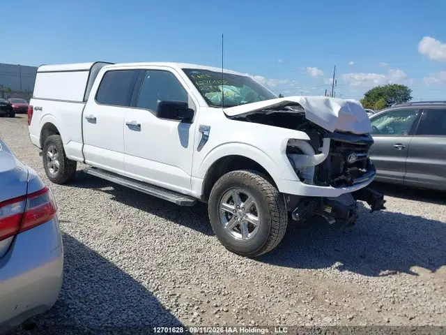 1FTFW3L81SKE61999 — 2025 Ford F150 XLT, Передняя часть (Front), фото до ремонта