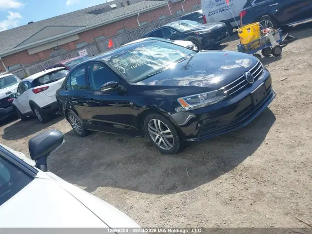 3VW2K7AJ9FM412696 — 2015 Volkswagen Jetta S, Град (Hail), фото до ремонта