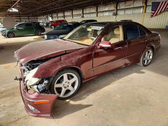 WDBUF56X59B369731 — 2009 Mercedes-Benz E, FRONT END, фото до ремонта