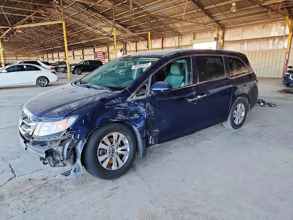 5FNRL5H38GB134874 — 2016 Honda Odyssey, Передняя часть (Front End), фото до ремонта