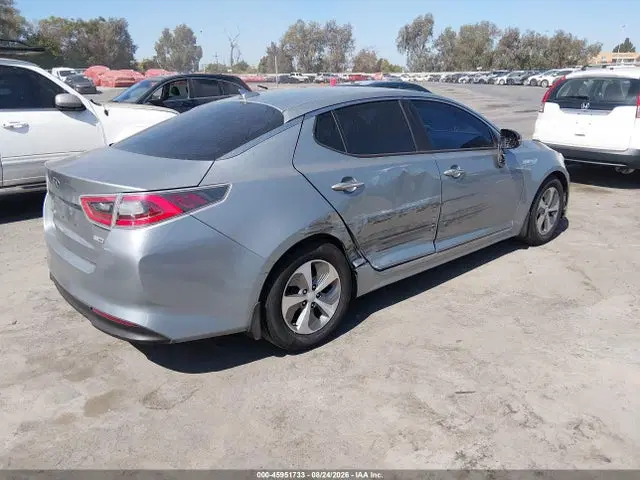2014 KIA Optima Hybrid Lx VIN KNAGM4AD8E5076486 фото 4