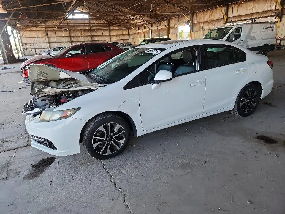 19XFB2F98DE059476 — 2013 Honda Civic, Передняя часть (Front End), фото до ремонта