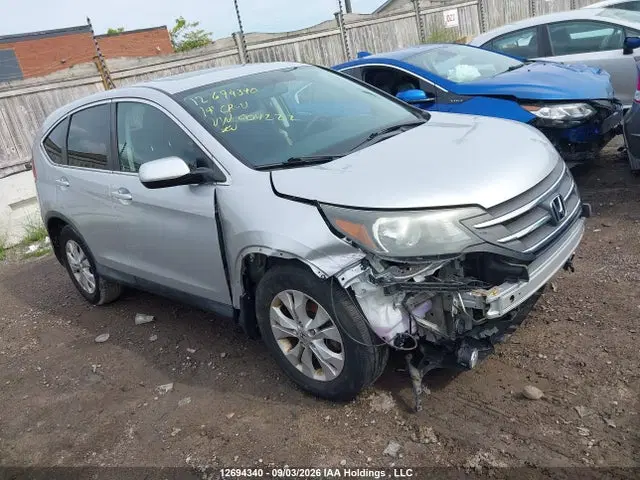 2HKRM3H54EH004222 — 2014 Honda CR-V EX, Передняя часть (Front), фото до ремонта