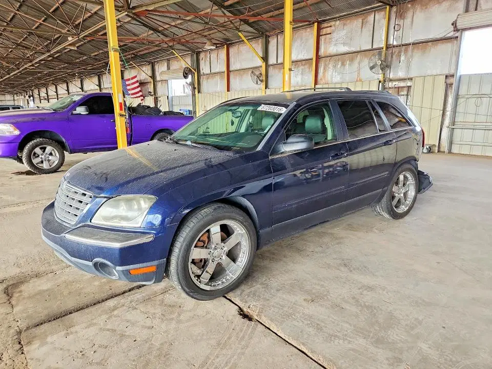 2C8GM684X4R389012 — 2004 Chrysler Pacifica, Задняя часть, фото до ремонта