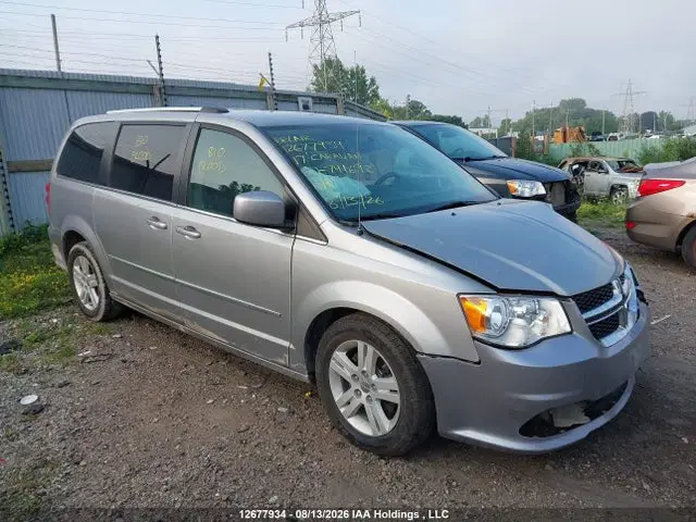 2C4RDGDG3HR741692 — 2017 Dodge Grand Caravan, Передняя часть, фото до ремонта