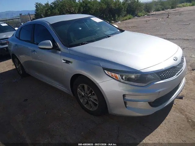 5XXGT4L17GG050730 — 2016 Kia Optima LX Turbo, Задняя часть слева (Left Rear), фото до ремонта