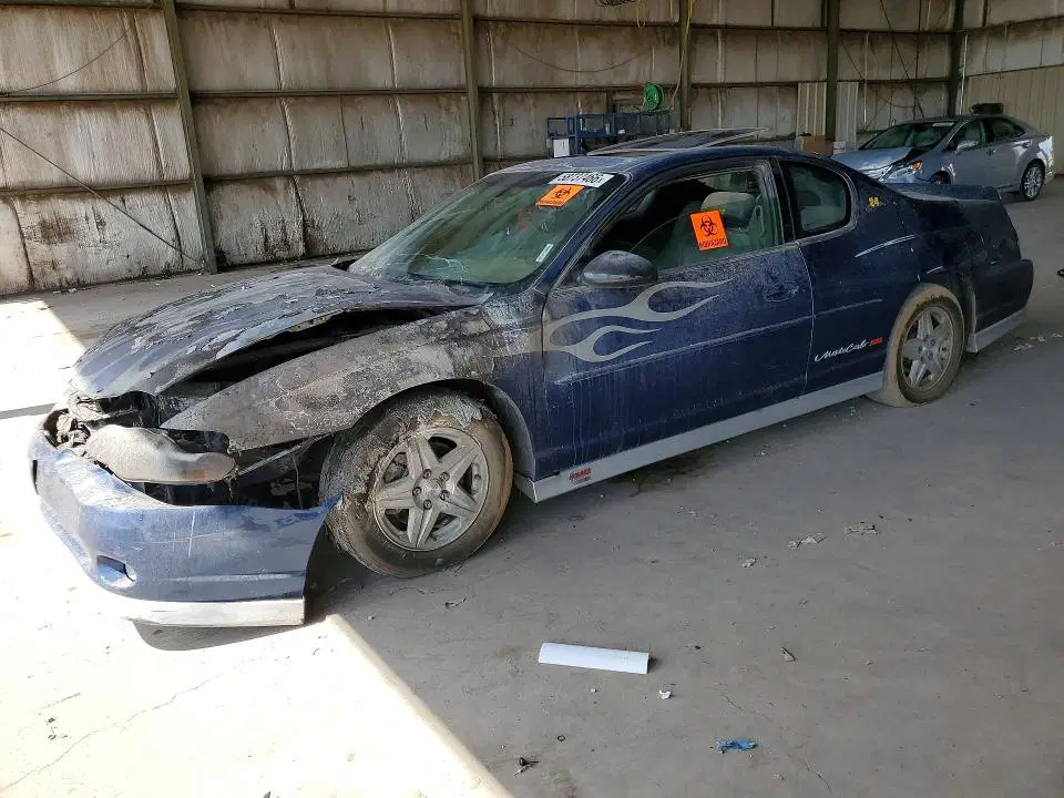 2G1WX12K439331614 — 2003 Chevrolet Monte Carlo, Пожар двигателя (Burn - Engine), фото до ремонта