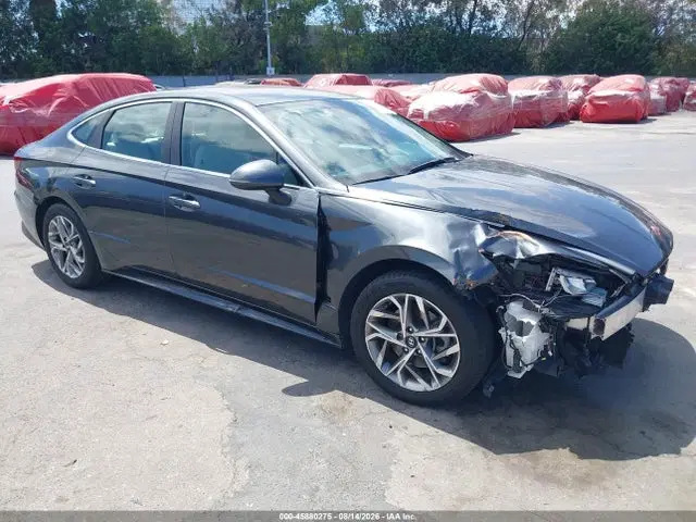 KMHL64JA4MA165653 — 2021 Hyundai Sonata SEL, Передняя часть (Front End), фото до ремонта