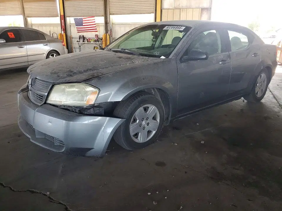 1B3LC46K28N102758 — 2008 Dodge Avenger, FRONT END, фото до ремонта