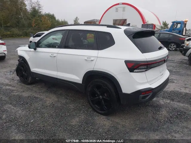 2025 Volkswagen Taos Se Black VIN 3VV2C7B24SM048108 фото 3