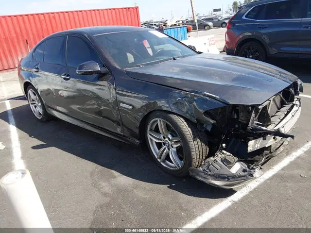 WBA5B1C56ED483570 — 2014 BMW 535I, Передняя часть (Front End), фото до ремонта