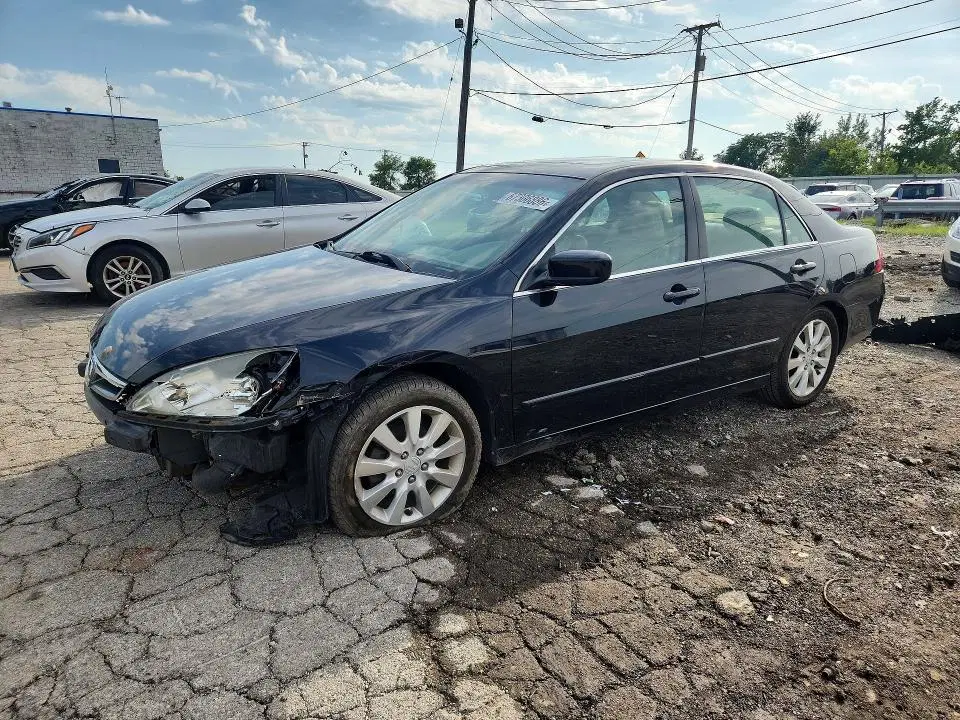 1HGCM66536A060995 — 2006 Honda Accord, Передняя часть, фото до ремонта