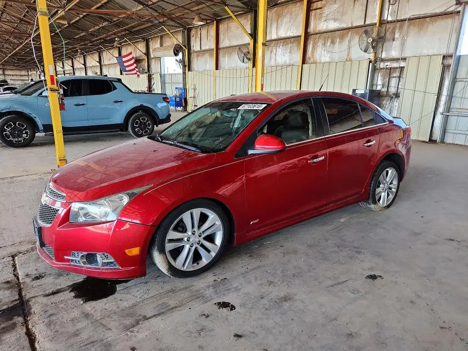 1G1PG5SB4D7164038 — 2013 Chevrolet Cruze, Передняя часть (Front End), фото до ремонта