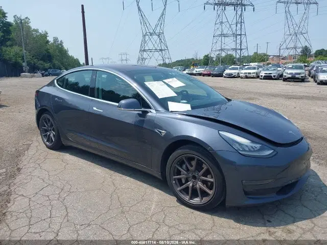 5YJ3E1EAXJF158984 — 2018 Tesla Model 3 Long Range/Mid Range, Передняя часть (Front End), фото до ремонта