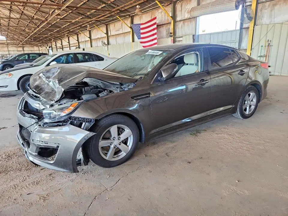 5XXGM4A72FG377247 — 2015 Kia Optima, Передняя часть (Front End), фото до ремонта