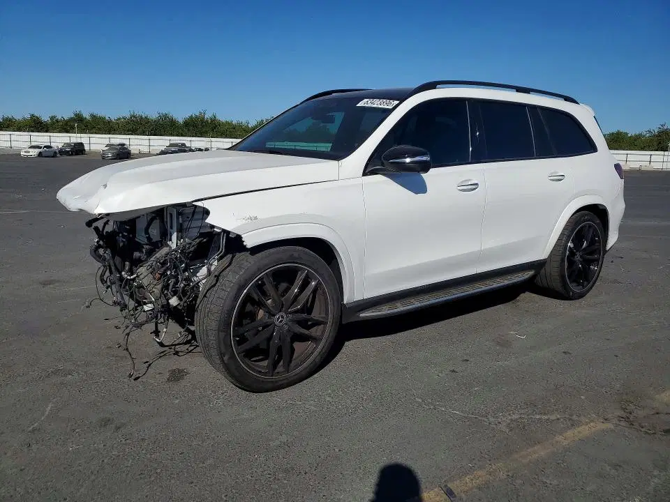 4JGFF8FE1SB431296 — 2025 Mercedes-Benz GLS, Передняя часть (Front End), фото до ремонта