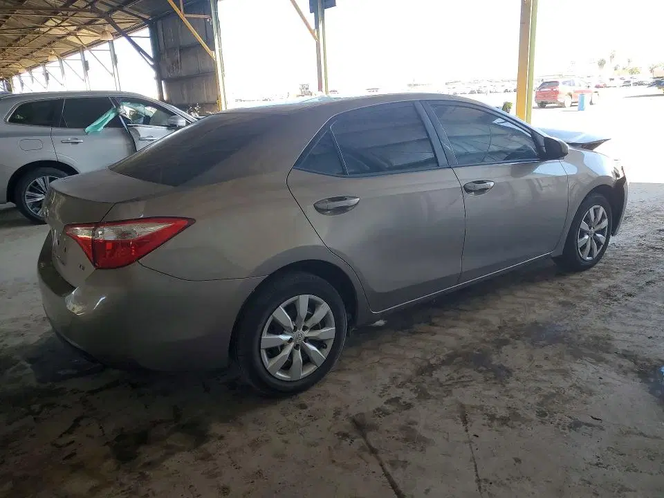 2014 TOYOTA COROLLA VIN 5YFBURHE5EP119581 фото 3