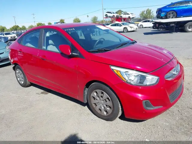 KMHCT4AE1HU244116 — 2017 Hyundai Accent SE, Задняя часть (Rear), фото до ремонта