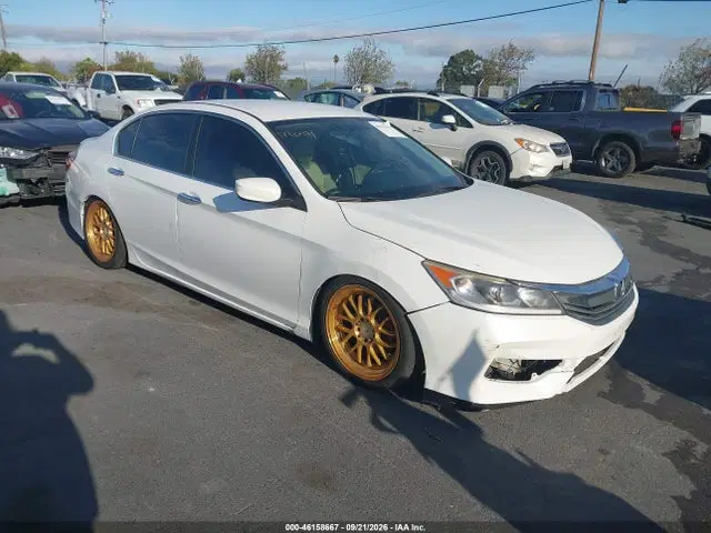1HGCR2F33HA002655 — 2017 Honda Accord LX, Левый бок (Left Side), фото до ремонта